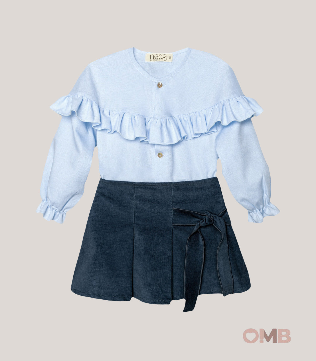 Completo bambina CALAMARO BABY A11015A Blu A11015A BLU CALAMARO BABY 