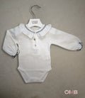 Body neonato unisex Coccodè C64099 panna blu