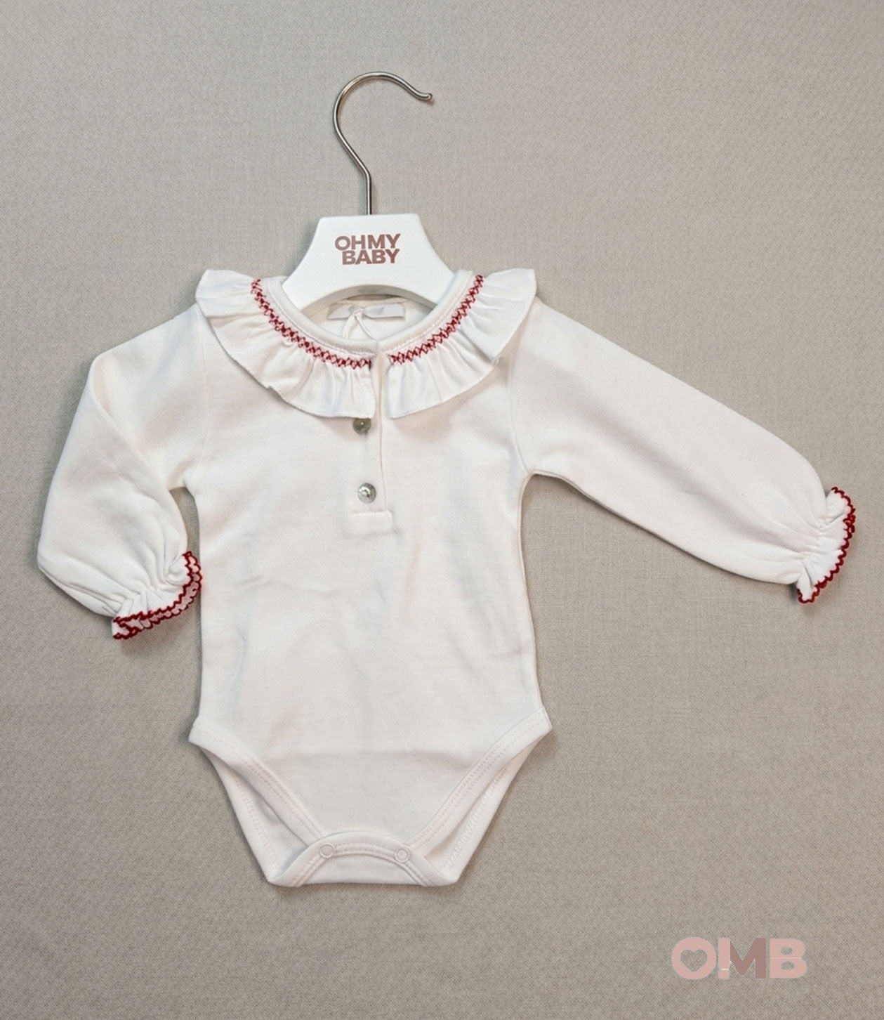 Body neonato unisex Coccodè C64099 panna rosso C64099 PANNA/ROSSO COCCODE 