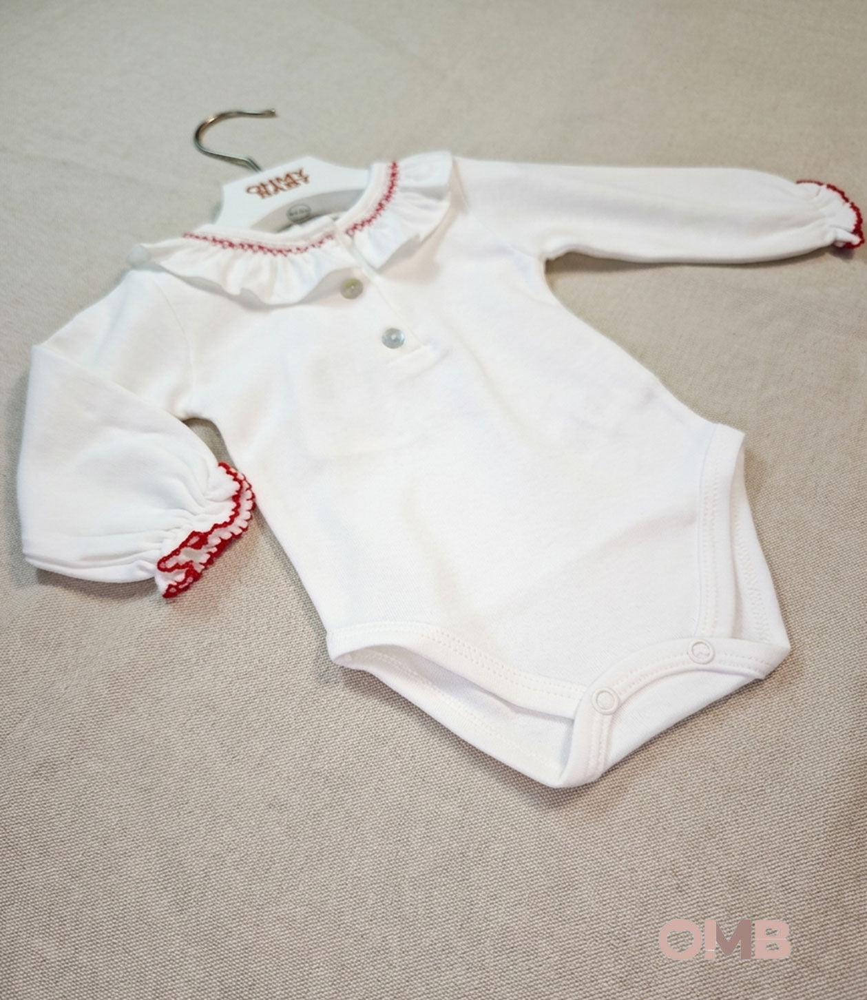 Body neonato unisex Coccodè C64099 panna rosso C64099 PANNA/ROSSO COCCODE 