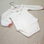 Body neonato unisex Coccodè C64099 panna rosso C64099 PANNA/ROSSO COCCODE 