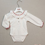 Body neonato unisex Coccodè C64099 panna rosso C64099 PANNA/ROSSO COCCODE 