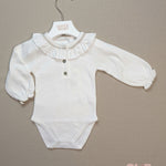 Body neonato unisex Coccodè C64099 panna tortora C64099 PANNA/TORTORA COCCODE 