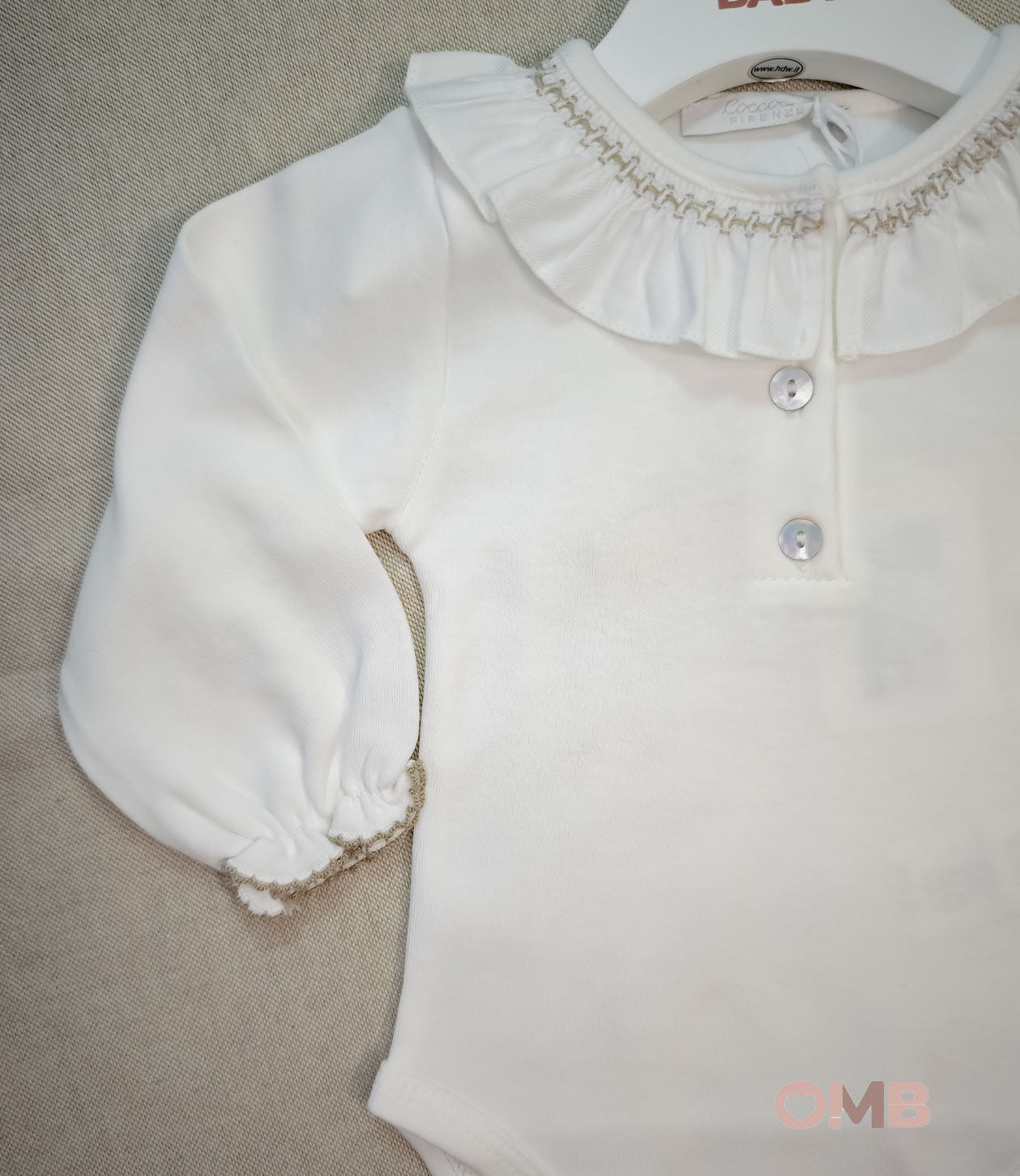 Body neonato unisex Coccodè C64099 panna tortora C64099 PANNA/TORTORA COCCODE 