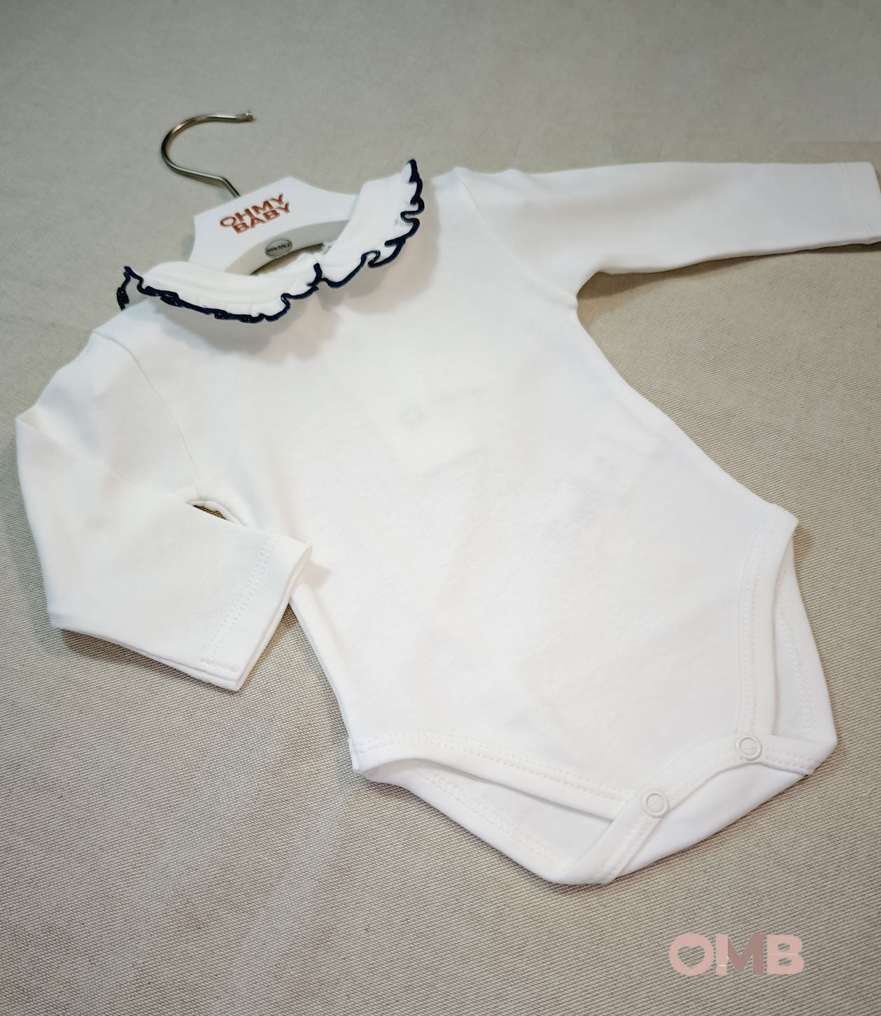 Body neonato unisex Coccodè C64102 panna blu C64102 PANNA/BLU COCCODE 