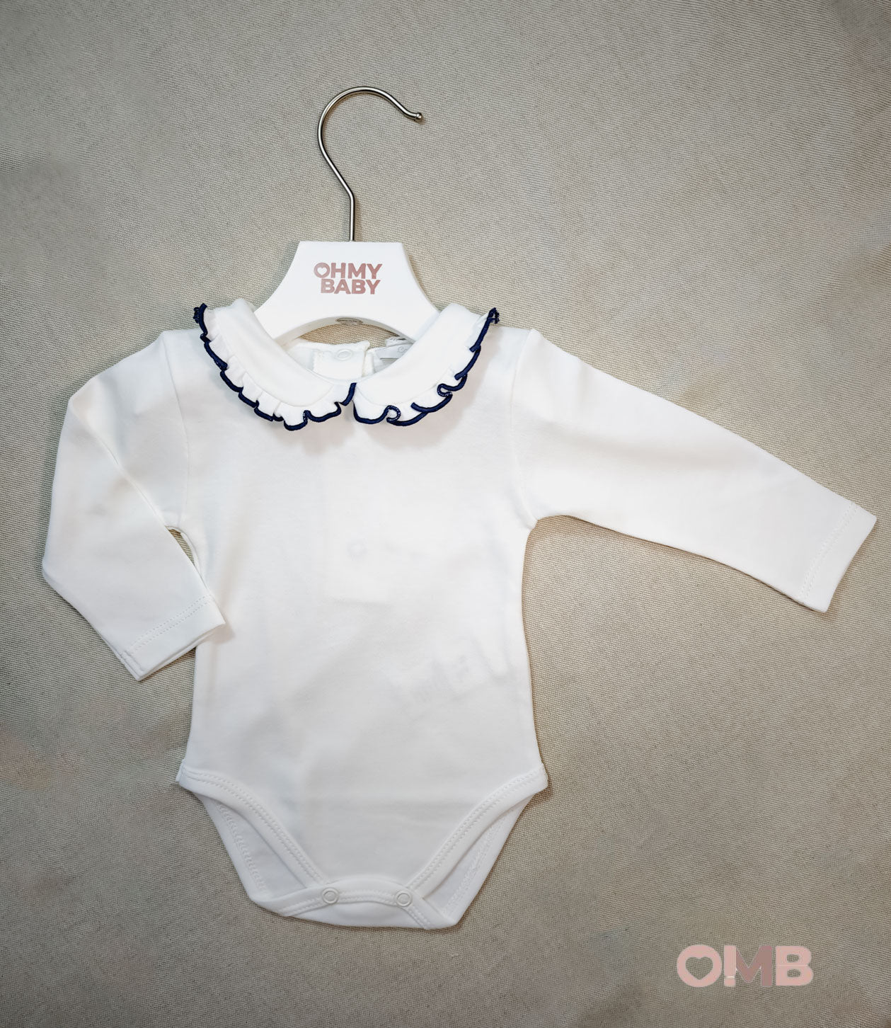Body neonato unisex Coccodè C64102 panna blu C64102 PANNA/BLU COCCODE 