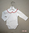 Body neonato unisex Coccodè C64102 panna rosso