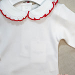 Body neonato unisex Coccodè C64102 panna rosso C64102 PANNA/ROSSO COCCODE 