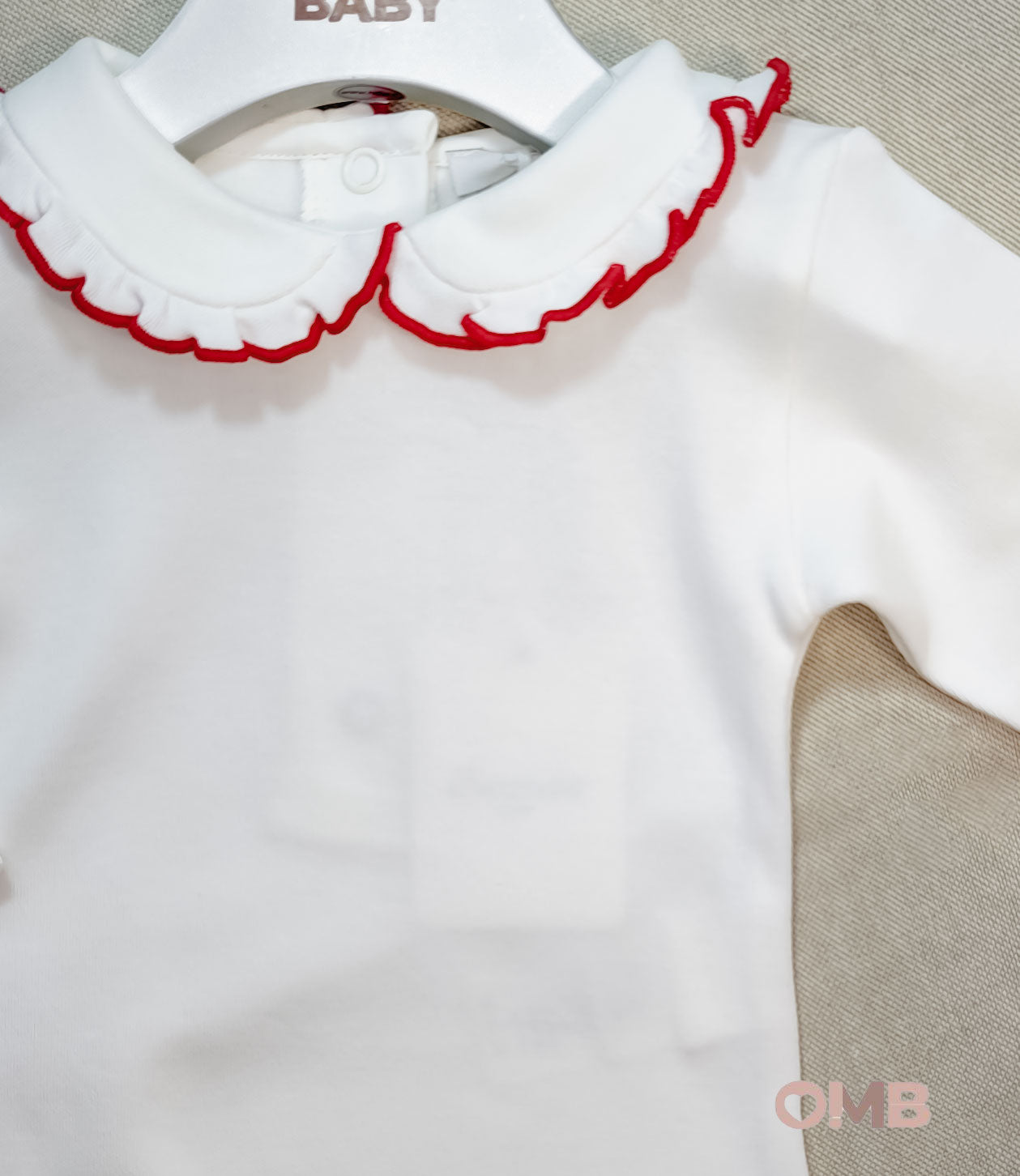 Body neonato unisex Coccodè C64102 panna rosso C64102 PANNA/ROSSO COCCODE 