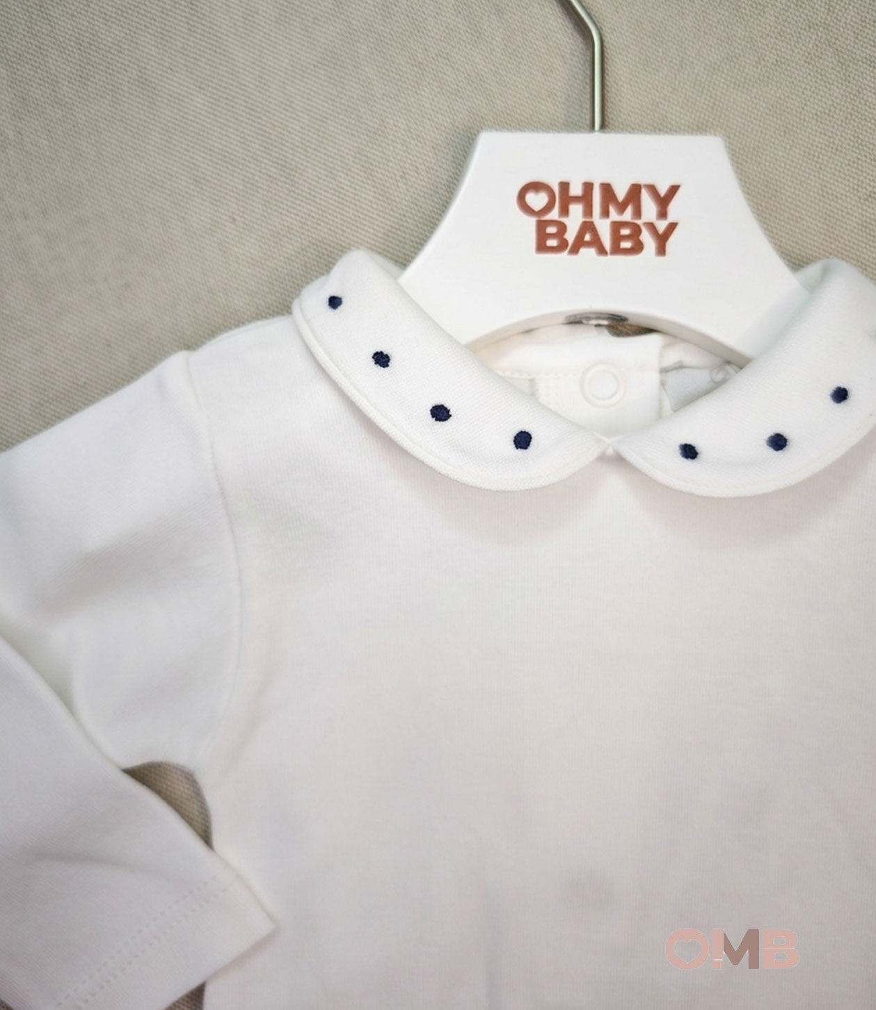Body neonato unisex Coccodè C64106 panna blu C64106 PANNA/BLU COCCODE 