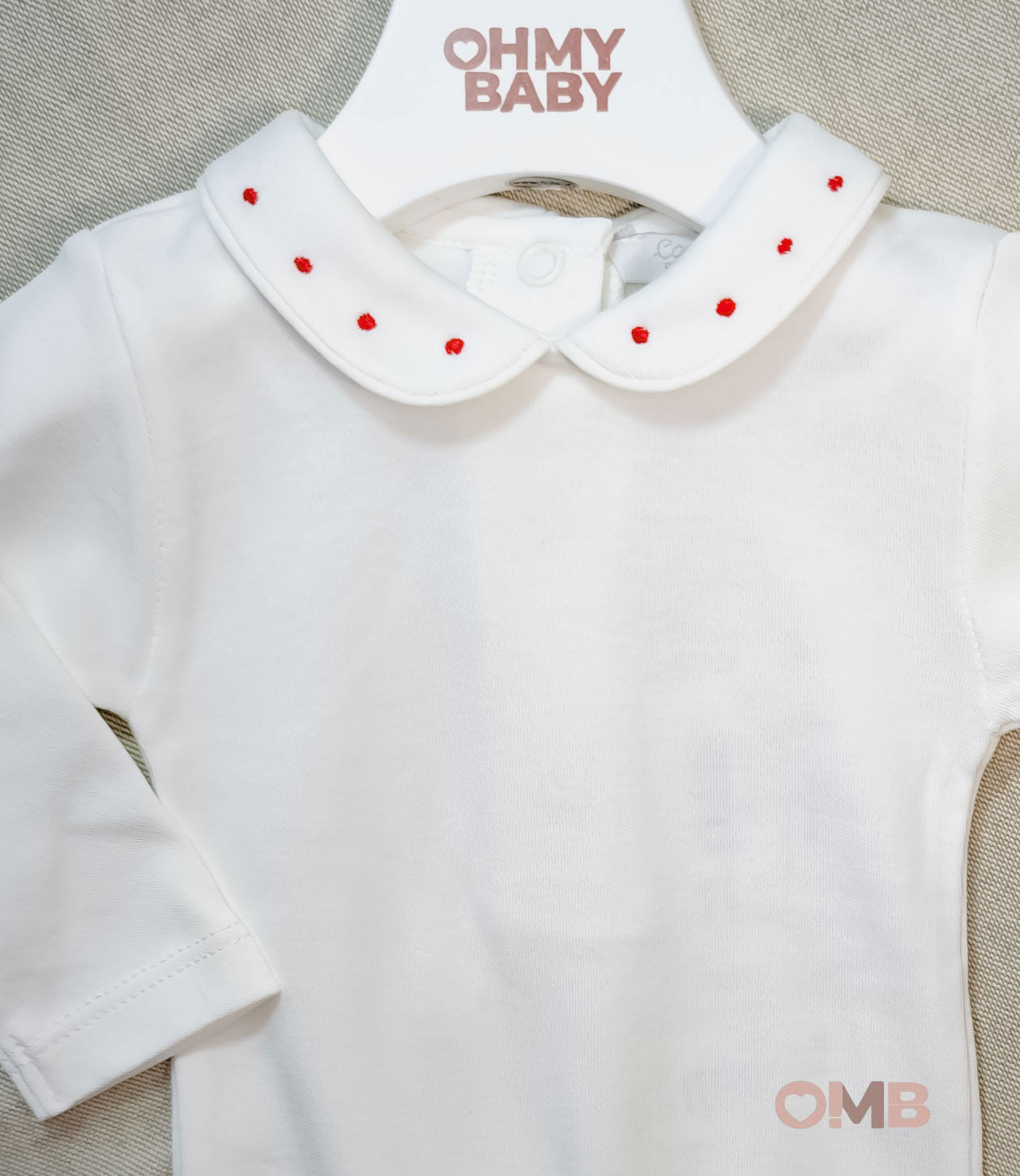 Body neonato unisex Coccodè C64106 panna rosso C64106 PANNA/ROSSO COCCODE 
