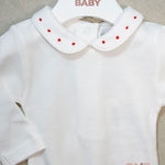 Body neonato unisex Coccodè C64106 panna rosso C64106 PANNA/ROSSO COCCODE 