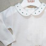 Body neonato unisex Coccodè C64106 panna verde C64106 PANNA/VERDE COCCODE 