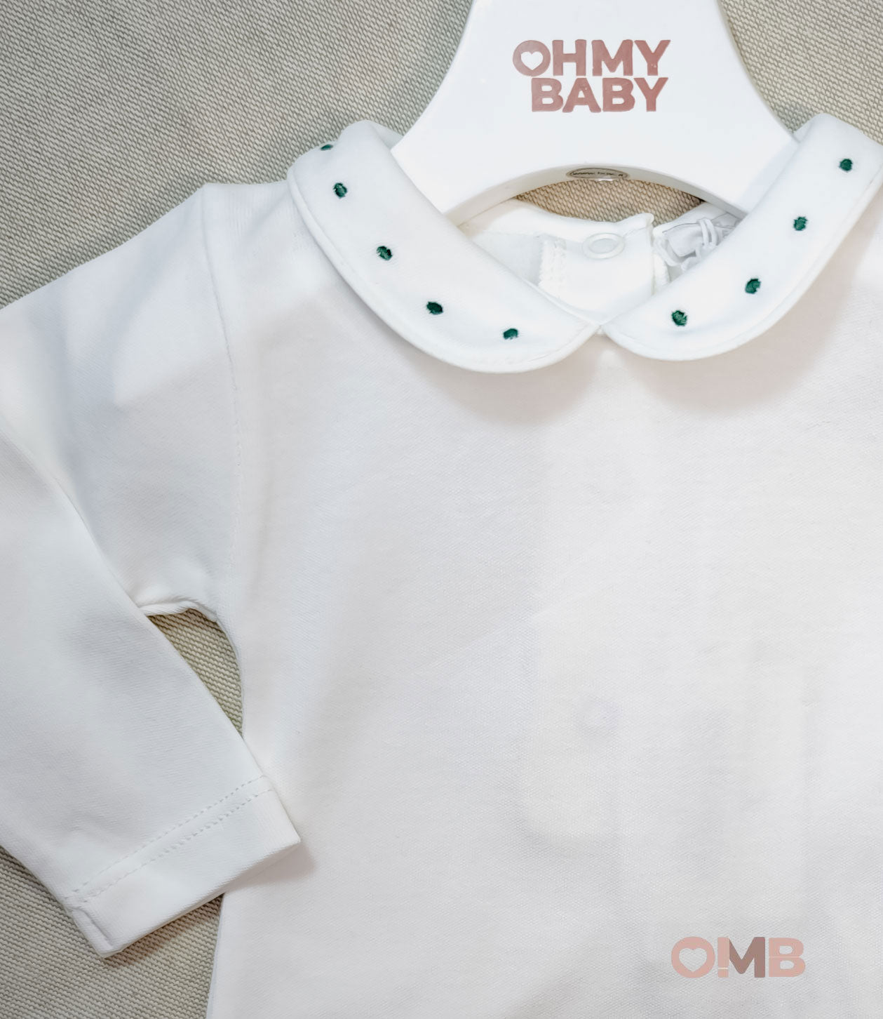 Body neonato unisex Coccodè C64106 panna verde C64106 PANNA/VERDE COCCODE 