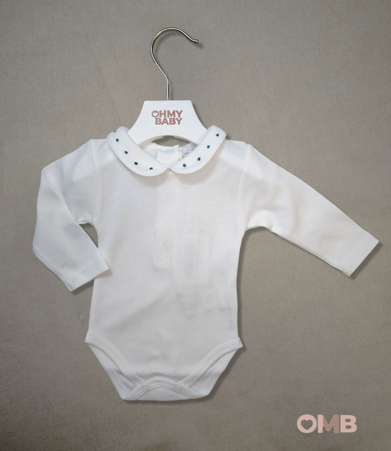 Body neonato unisex Coccodè C64106 panna verde C64106 PANNA/VERDE COCCODE 