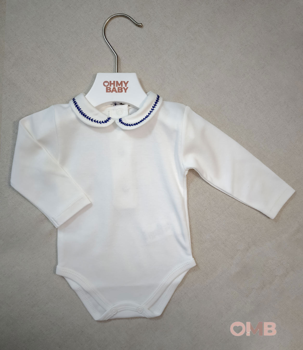 Body neonato unisex Coccodè C64114 panna blu C64114 PANNA/BLU COCCODE 
