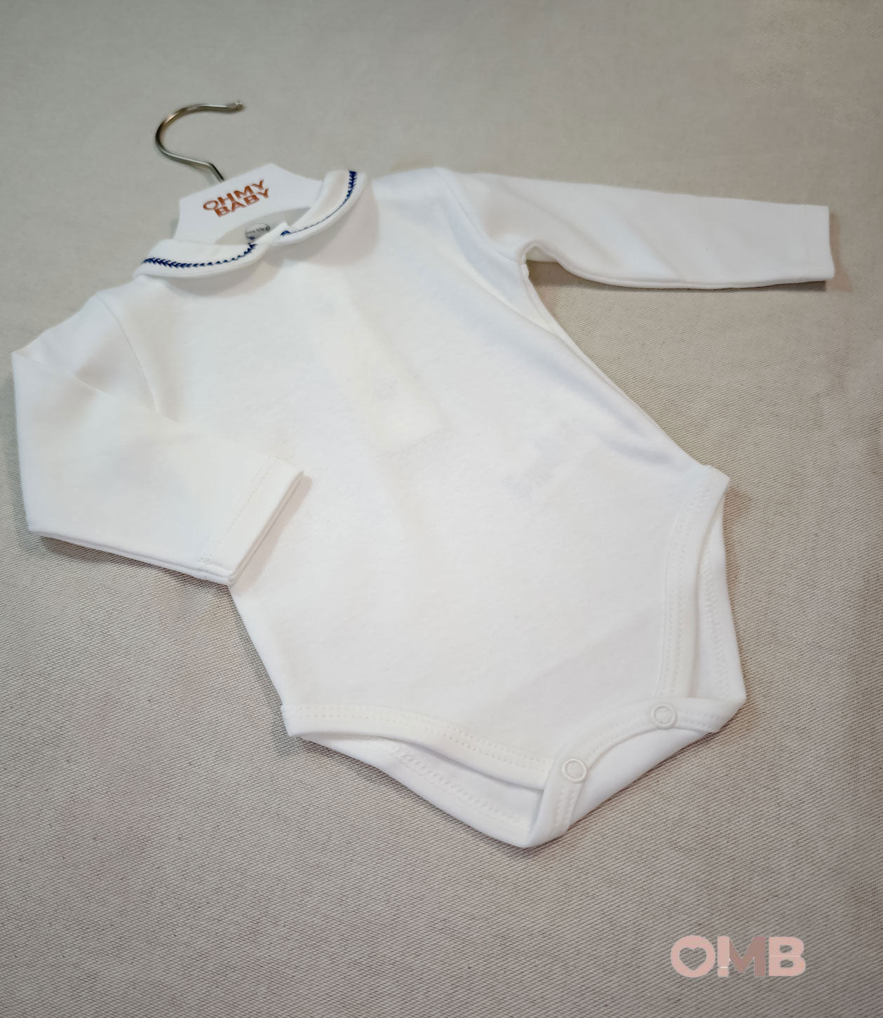 Body neonato unisex Coccodè C64114 panna blu C64114 PANNA/BLU COCCODE 