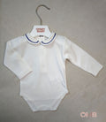 Body neonato unisex Coccodè C64114 panna blu