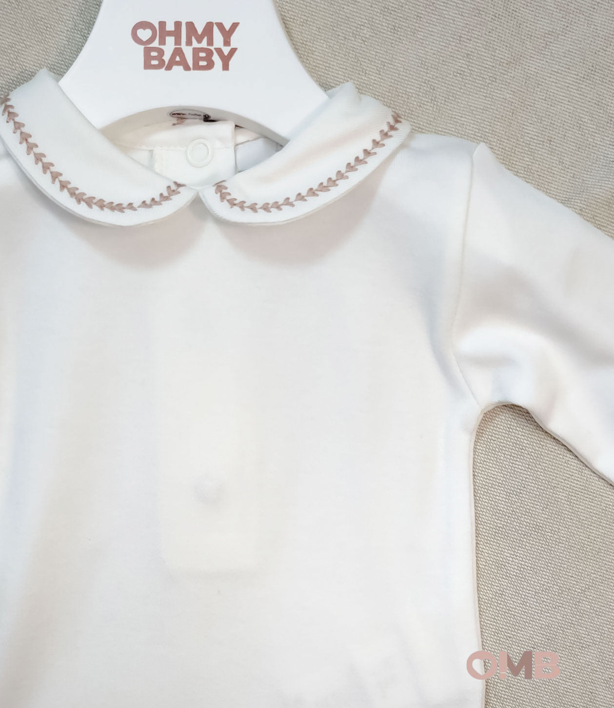 Body neonato unisex Coccodè C64114 panna rosa C64114 PANNA/ROSAPOLVERE COCCODE 