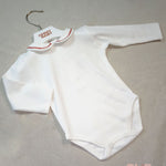 Body neonato unisex Coccodè C64114 panna rosso C64114 PANNA/ROSSO COCCODE 