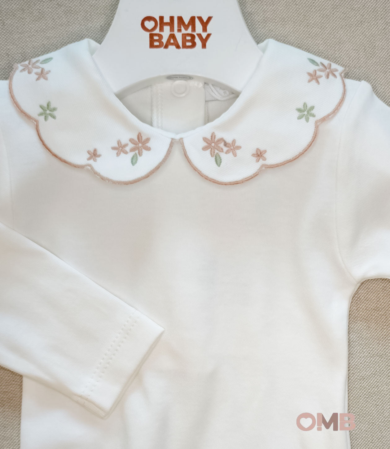 Body neonata COCCODE C64115 Panna Rosa C64115 PANNA/ROSAPOLVERE COCCODE 