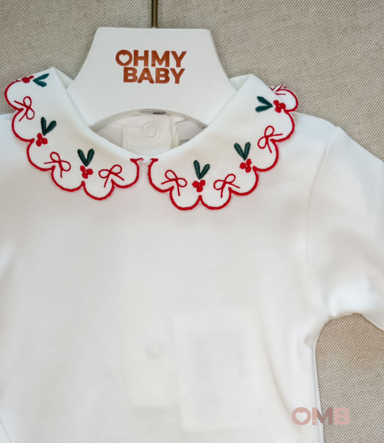 Body neonata COCCODE C64115 Panna Rosso C64115 PANNA/ROSSO COCCODE 