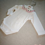 Body neonata COCCODE C64115 Panna Rosso C64115 PANNA/ROSSO COCCODE 