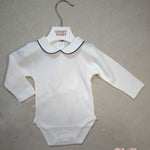 Body neonato unisex Coccodè C64116 panna blu C64116 PANNA/BLU COCCODE 