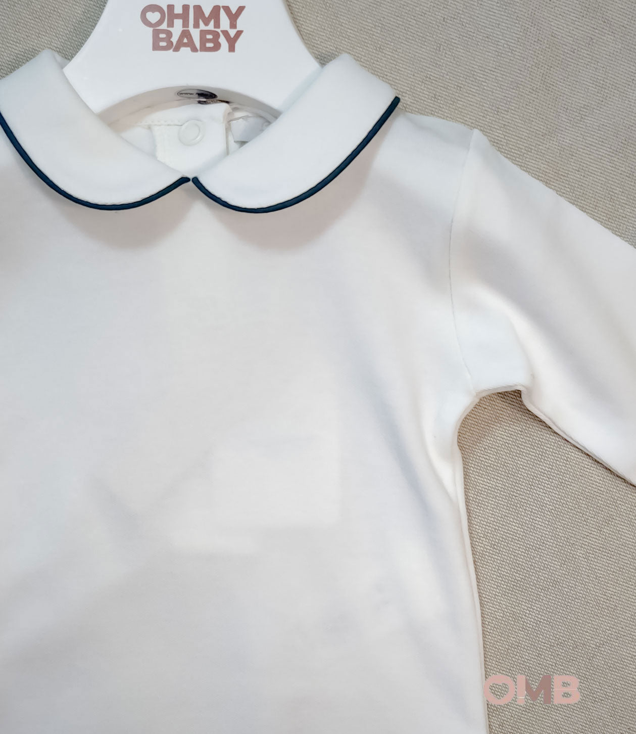 Body neonato unisex Coccodè C64116 panna blu C64116 PANNA/BLU COCCODE 