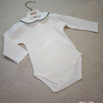 Body neonato unisex Coccodè C64116 panna blu C64116 PANNA/BLU COCCODE 