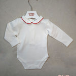 Body neonato unisex Coccodè C64116 panna rosso C64116 PANNA/ROSSO COCCODE 