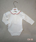 Body neonato unisex Coccodè C64116 panna rosso