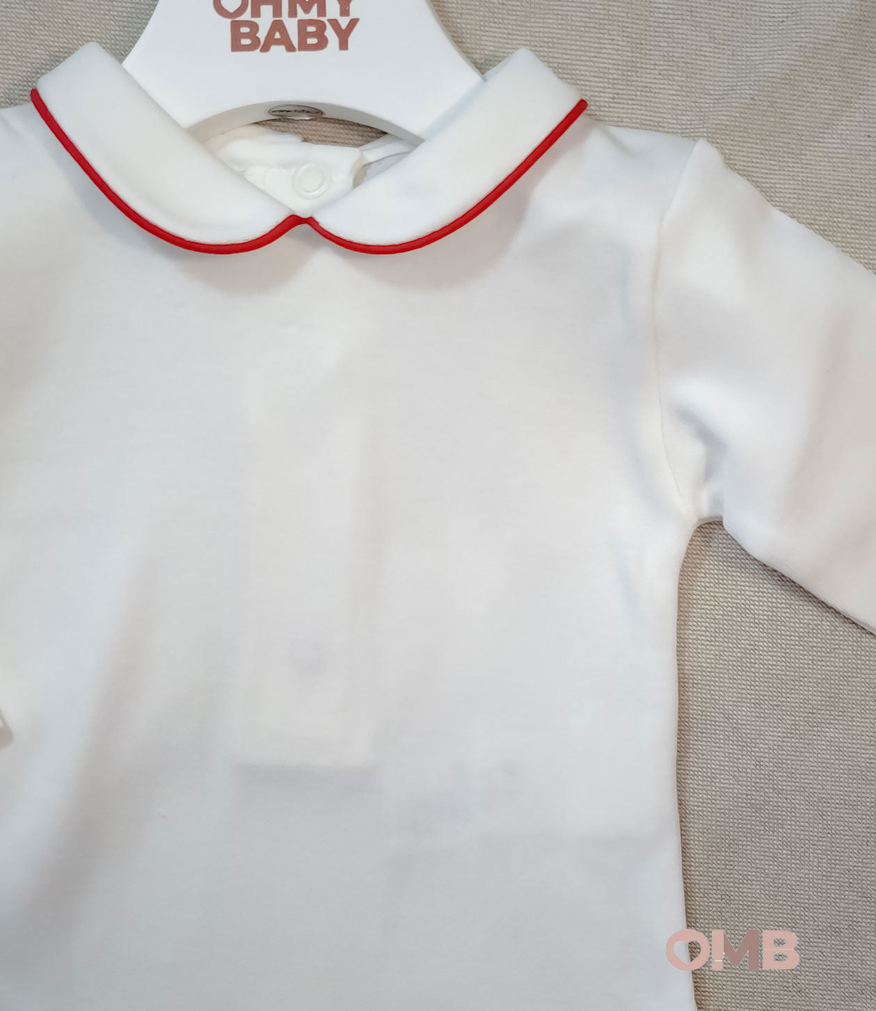 Body neonato unisex Coccodè C64116 panna rosso C64116 PANNA/ROSSO COCCODE 