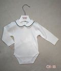 Body neonato unisex Coccodè C64116 panna verde