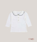 T-shirt bambini COCCODE C64139 Panna blu