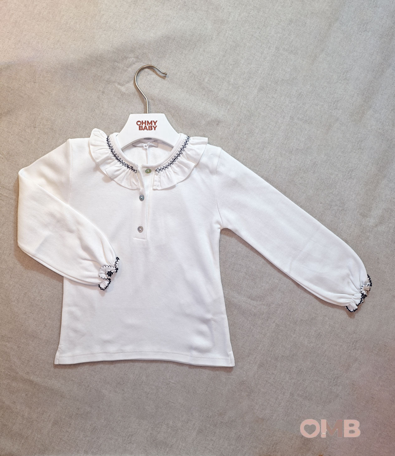 T-shirt bambina COCCODE C64140 Panna Blu C64140 PANNA/BLU COCCODE 