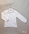 T-shirt bambina COCCODE C64140 Panna Blu