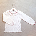 T-shirt bambina COCCODE C64140 Panna Rosso C64140 PANNA/ROSSO COCCODE 