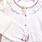 T-shirt bambina COCCODE C64140 Panna Rosso C64140 PANNA/ROSSO COCCODE 