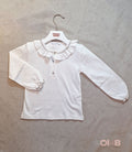 T-shirt bambina COCCODE C64140 Panna Tortora