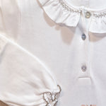 T-shirt bambina COCCODE C64140 Panna Tortora C64140 PANNA/TORTORA COCCODE 
