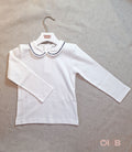 T-shirt bambina COCCODE C64141 Panna Blu