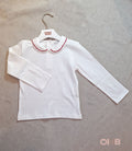 T-shirt bambina COCCODE C64141 Panna Rosso