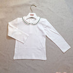T-shirt bambina COCCODE C64141 Panna Verde<BR/> C64141 PANNA/VERDE COCCODE 