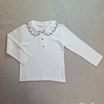 T-shirt bambina COCCODE C64155 Panna blu C64155 PANNA/BLU COCCODE 