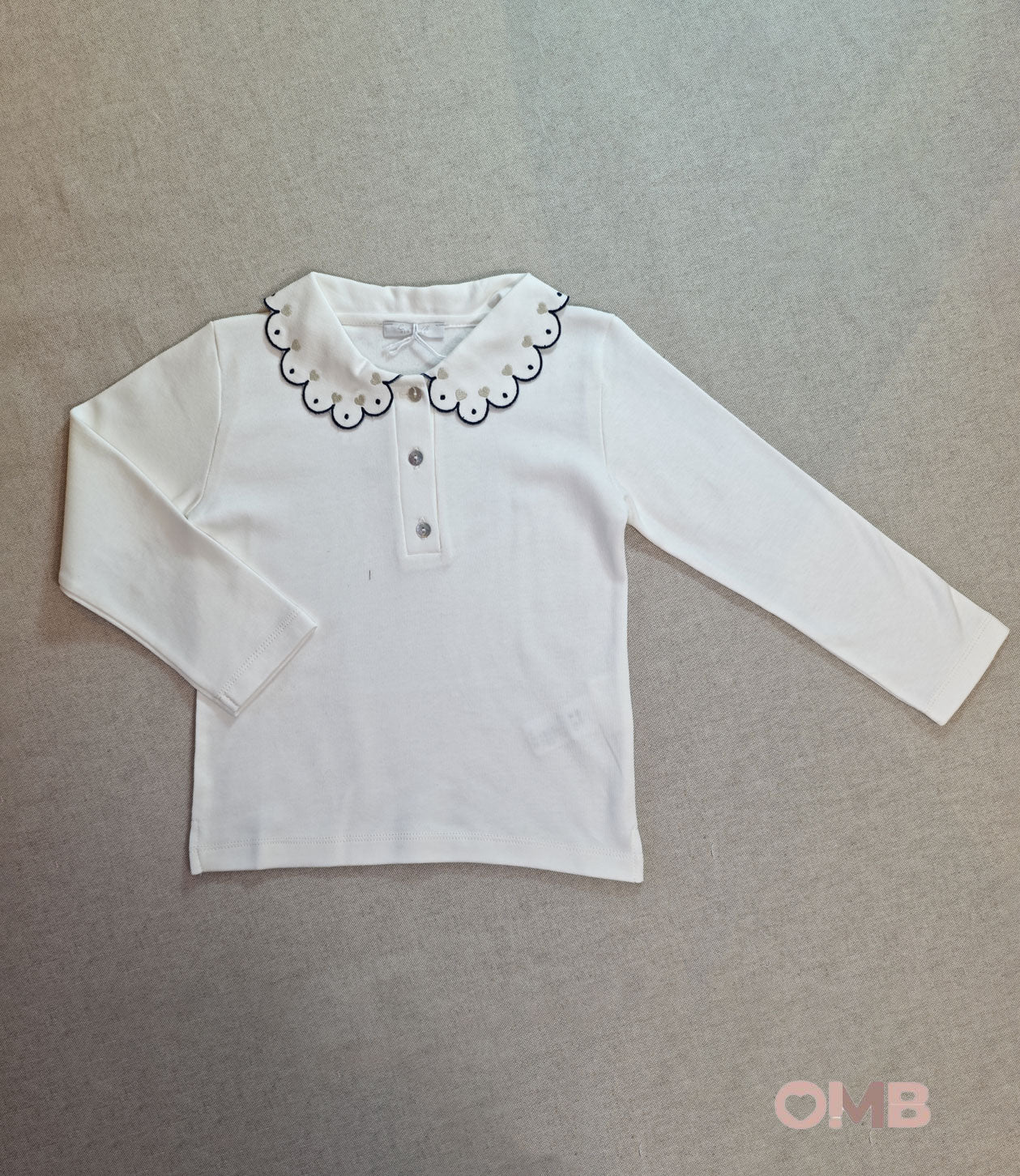 T-shirt bambina COCCODE C64155 Panna blu C64155 PANNA/BLU COCCODE 