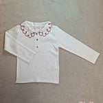 T-shirt bambina COCCODE C64155 Panna rossa<BR/> C64155 PANNA/ROSSO COCCODE 