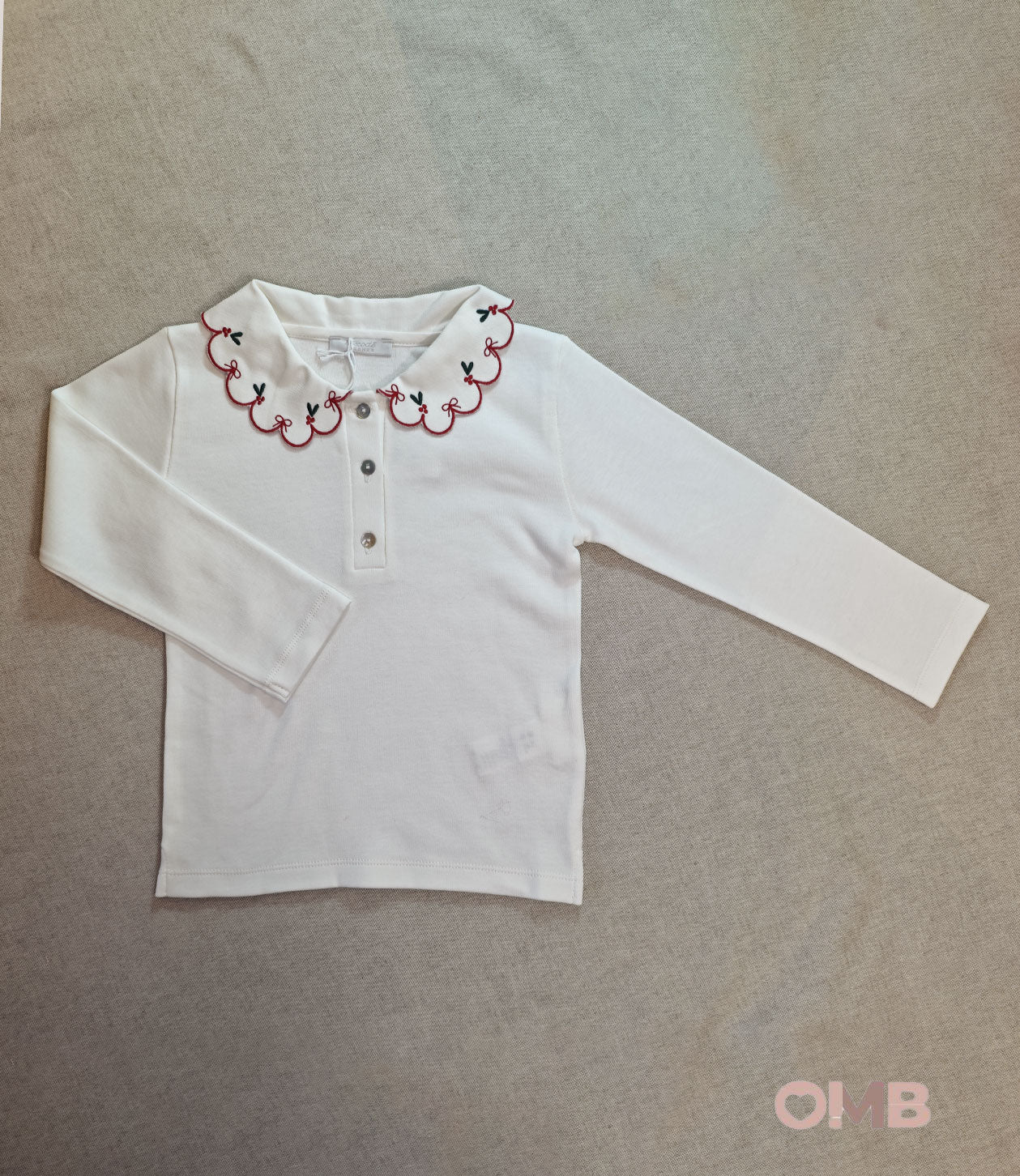 T-shirt bambina COCCODE C64155 Panna rossa<BR/> C64155 PANNA/ROSSO COCCODE 
