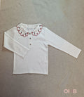 T-shirt bambina COCCODE C64155 Panna rossa