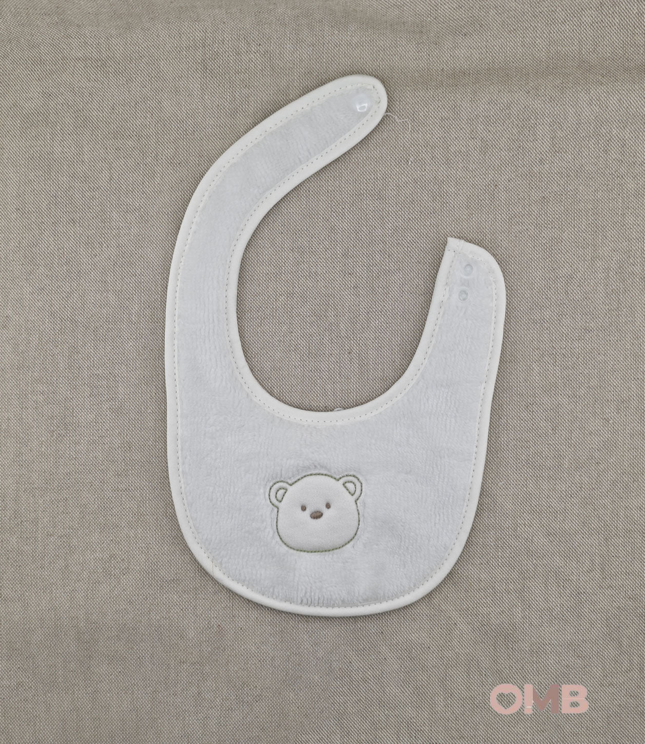 Bavetta neonati COCCODE C64602 Bianca C64602 RIC.A ORSO COCCODE 